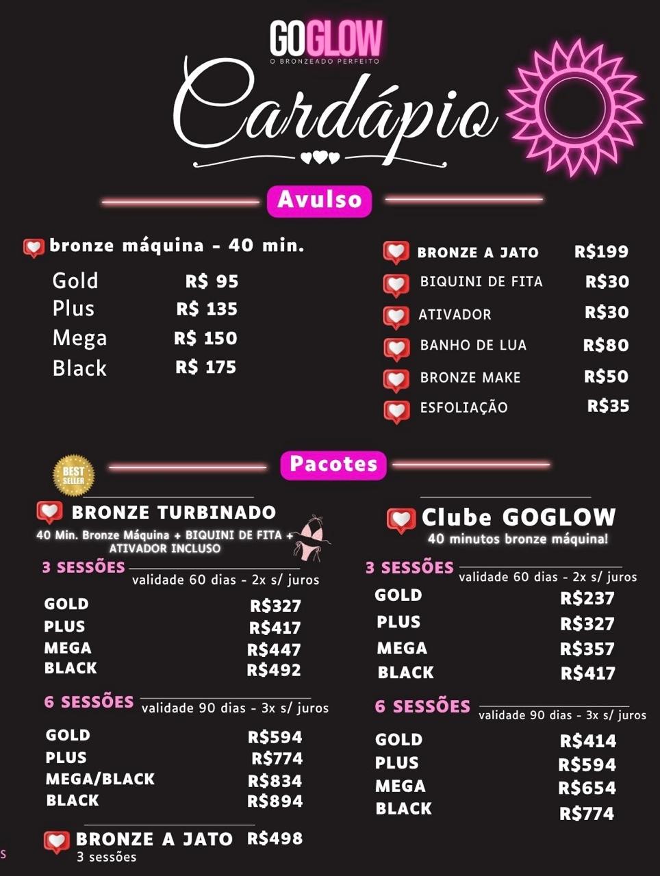 Catálogo de Serviços GoGlow